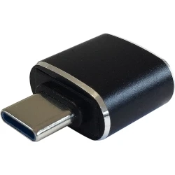 Adaptador AISENS USB3.0-C/M a A/H Negro (A108-0369) [1 de 2]