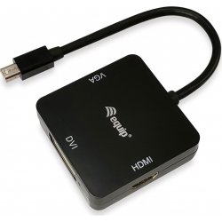 Imagen de Adaptador EQUIP Mini Dp a HDMI/DVI/VGA (EQ133439)