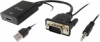 Adaptador EQUIP VGA-M a HDMI-H jack3.5`` (EQ119038) | (1)