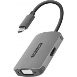 Adaptador Sitecom USB-C/HDMI + VGA (CN-373) [1 de 4]