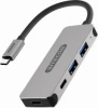 Adaptador Sitecom USB-C/USB-C + Hub USB-A 4p (CN-384) | (1)