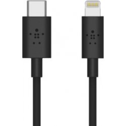 BELKIN Cable USB-C / Lightning 1.2m MFI(F8J239BT04-BLK) | 0745883775422