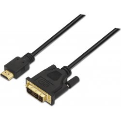 Cable AISENS DVI-M a HDMI A-M 1.8m Negro (A117-0090) [1 de 3]