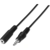 Cable AISENS 3.5mm/M-3.5mm/H 3m Negro (A128-0146) | (1)