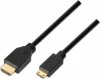 Cable AISENS MiniHDMI A/M-C/M 3m Negro (A119-0115) | (1)