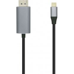 Cable AISENS USB-C/M a DP/M Negro 0.8m (A109-0394) [1 de 3]