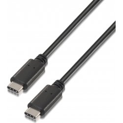 Imagen de Cable AISENS USB-C/M-USB-C/M 0.5m Negro (A107-0055)