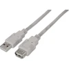 Cable AISENS USB2.0 A/M-A/H 3m Beige (A101-0014) | (1)