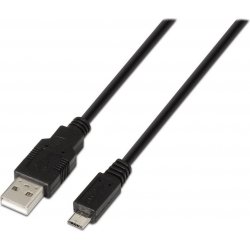 Imagen de Cable AISENS USB2.0 A/M-MICRO B/M 3m Negro (A101-0029)