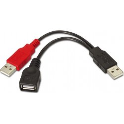 Cable AISENS USB2.0 Alimentación/M-A/H 15cm (A101-0030)