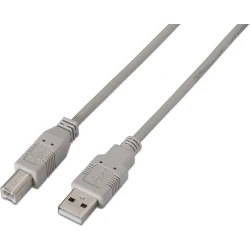 Imagen de Cable AISENS USB2.0 Impresora A/M-B/M 3m (A101-0003)