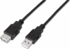 Cable AISENS Usb2.0 Tipo A/M-A/H 1.8m Negro (A101-0016) | (1)