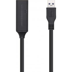 Cable AISENS USB3.0 A/M-A/H 10m Negro (A105-0408) | 8436574704297