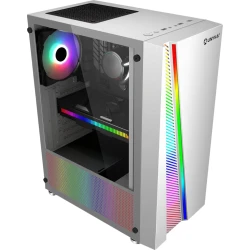 Imagen de Caja Gaming UNYKA GLAYZE RGB ATX USB Blanca (511302)