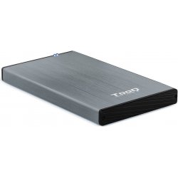 Caja TOOQ HDD 2.5`` SATA USB 3.0 Gris (TQE-2527G) | 8433281009646 | Hay 3 unidades en almacén | Entrega a domicilio en Canarias en 24/48 horas laborables