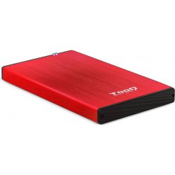 Caja TOOQ HDD 2.5`` SATA USB 3.0 Roja (TQE-2527R) | 8433281009653 | Hay 1 unidades en almacén | Entrega a domicilio en Canarias en 24/48 horas laborables