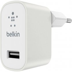 Cargador de Pared BELKIN 12W USB-A Blanco (F8M731VFWHT) | 0745883682584 | Hay 3 unidades en almacén | Entrega a domicilio en Canarias en 24/48 horas laborables