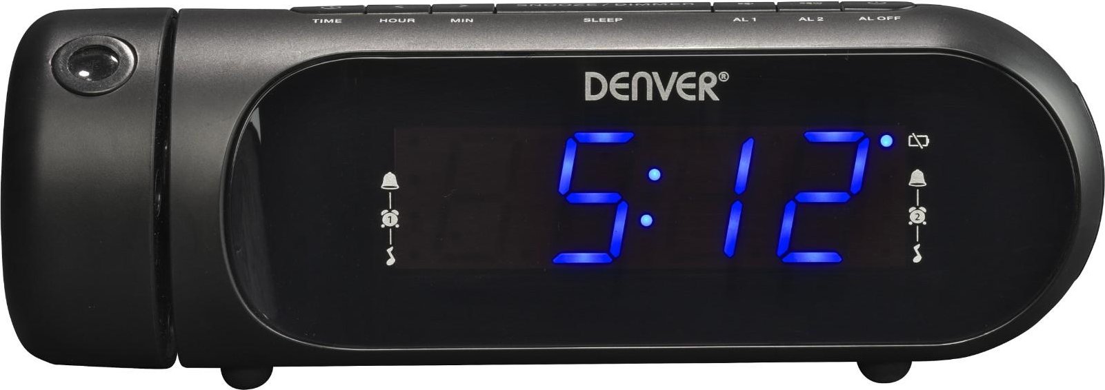 Radio Despertador Fm Denver Electronics Cpr-700 Negro