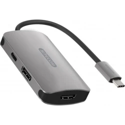 Adaptador Sitecom USB-C a 2xHDMI/USB-C PD 100W (CN-398) | 8716502031115 [1 de 5]