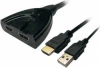 Duplicador AISENS HDMI HEC 1X2 50cm Negro (A123-0128) | (1)