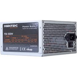 Fuente HIDITEC PSX 500W ATX 120mm Aluminio (PS00123599) | 8436545690017