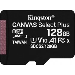 Kingston MicroSD Plus 128Gb C10 (SDCS2/128GBSP) | 0740617299076