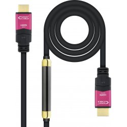 Nanocable HDMI V2.0  A/M-A/M 25m Negro (10.15.3725) | 8433281009776