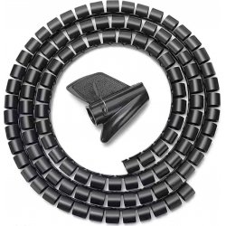 Imagen de Organizador cables AISENS Espiral 1m Negro(A151-0406)