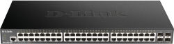 Imagen de Switch D-LINK 48p Gigabit + 4p 10G SPF+ (DGS-1250-52X)