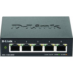 Switch D-LINK 5p 10/100/100 EasySmart (DGS-1100-05V2) [1 de 3]
