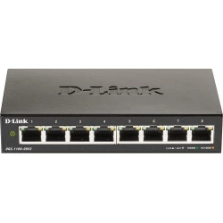 Switch D-Link 8p 10/100/1000 Negro (DGS-1100-08V2) | 0790069453304
