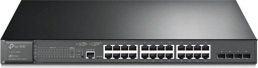 Switch TP-Link 24p 10/100/1000 4SFP PoE+ (TL-SG3428MP) | 6935364010744 [1 de 3]