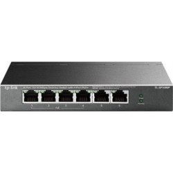 TP-LINK switch Fast Ethernet (10/100) Energͭa sobre Ethernet (POE) Negro | TL-SF1006P | 6935364030933 [1 de 3]