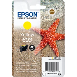 Tinta Epson 603 Amarillo 2.4ml Estrella (C13T03U44010) | 8715946666792 [1 de 2]