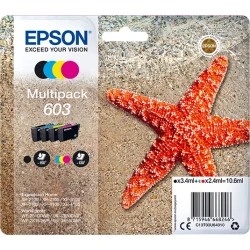 Tinta Epson 603 Pack Negro Tricolor (C13T03U64010) | 8715946668246