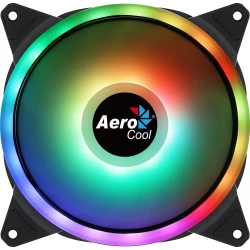 Ventilador AEROCOOL Duo 140mm ARGB LED Negro (DUO14) | 4710562752595 | Hay 1 unidades en almacén | Entrega a domicilio en Canarias en 24/48 horas laborables