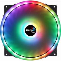 Ventilador AEROCOOL Duo 200mm ARGB LED Negro (DUO20) | 4710562752601 | Hay 2 unidades en almacén | Entrega a domicilio en Canarias en 24/48 horas laborables