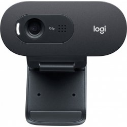 WebCam LOGITECH C505E HD 720p Micro Negra (960-001372) | 0097855163806 | Hay 7 unidades en almacén | Entrega a domicilio en Canarias en 24/48 horas laborables
