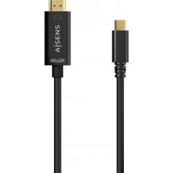 Adaptador AISENS USB-C/M-HDMI/M 0.8m Negro (A109-0623) | 8436574707342