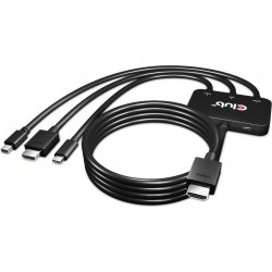 Adaptador Club 3D HDMI+USB-C+miniDP a HDMI (CAC-1630) | 8719214471521 [1 de 9]