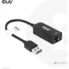 Adaptador Club 3D USB-A/M a RJ45/H Negro (CAC-1420) | (1)