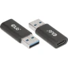 Adaptador Club 3D USB-A/M a USB-C/H Negro (CAC-1525) | (1)