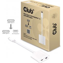 Adaptador Club 3D USB-C a Mini DP/USB-C PD (CAC-1509) | 8719214470883 | Hay 1 unidades en almacén | Entrega a domicilio en Canarias en 24/48 horas laborables