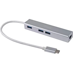 Adaptador EQUIP Hub USB3.0 3p Gigabit (EQ133481) | 4015867225677