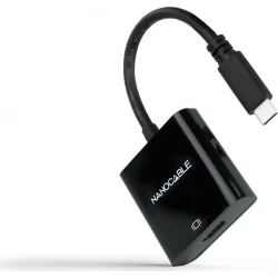 Adaptador Nanocable USB-C a HDMI Negro (10.16.4102-BK) | 8433281012349 | Hay 5 unidades en almacén | Entrega a domicilio en Canarias en 24/48 horas laborables