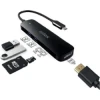 Adaptador NILOX USB-C a USB3/HDMI/SD/mSD (NXDSUSBC05) | (1)