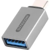 Adaptador Sitecom USB 3.0-A/H a USB-C/M Plata (CN-370) | (1)