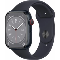 Apple Watch Series 8 GPS + Cellular Caja aluminio Medianoche 45mm Correa deporti | MNK43TY/A | 0194253181002 [1 de 3]