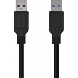 Cable AISENS USB 3.0 A/M-A/M Negro 1m (A105-0446) [1 de 4]