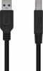 Cable AISENS USB 3.0 Tipo A/M-B/M Negro 2m (A105-0444) | (1)